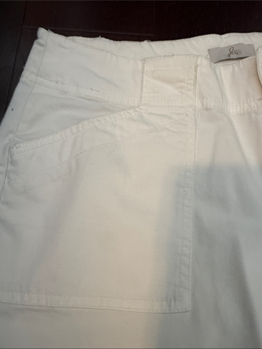 Joie White High-Rise Wide Leg Pants - Picture 2 of 6
